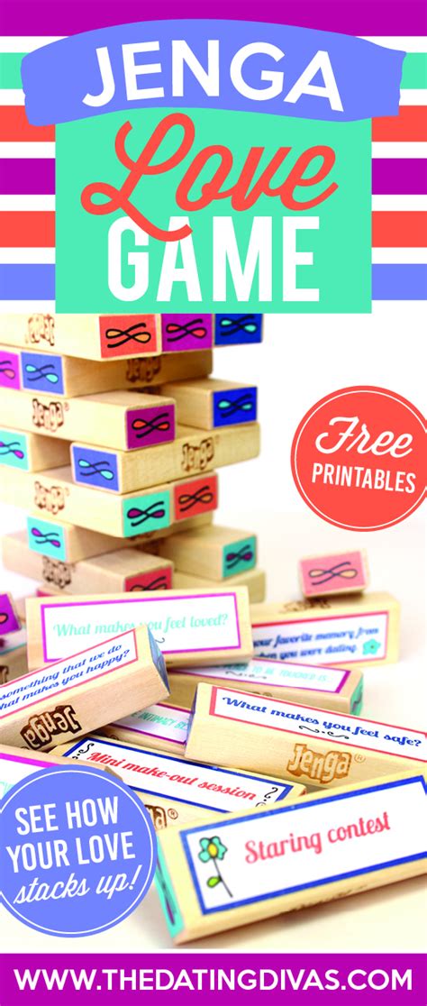 Marla renee stewart, ma, and sexpert for lovers recommends this game where you take turns touching your. 29 Activities for Sexy Jenga - a DIY Bedroom Game | The ...