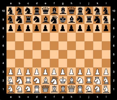 We use a grid system for naming the squares, so we're not standing around confused when board setup. Very Heavy Chess