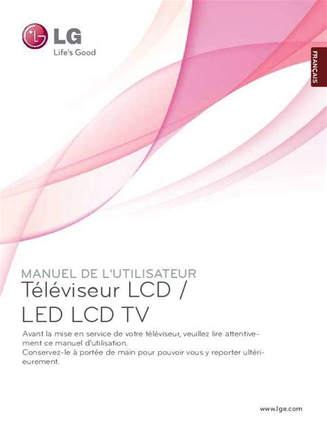 C'est rapide et gratuit ! Notice LG 22LE3300 - tv Trouver une solution à un problème LG 22LE3300 mode d'emploi LG 22LE3300 ...