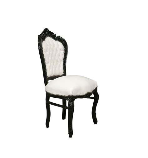 549,90 € nur noch 2 stück verfügbar. Barock Stuhl schwarz / weiß - Serie Vesoul - Barocke Stühle