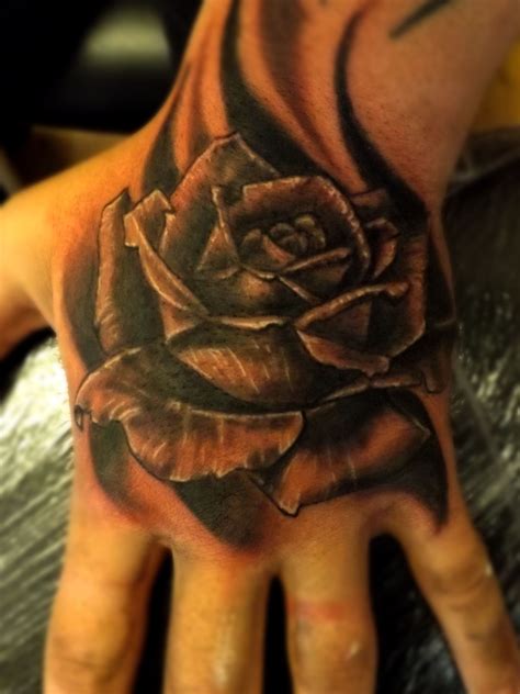 However, these values differ and it can be too vague for people who have a budget. Rose Tattoo on Hand | Rose hand tattoo, Rose tattoos, Tattoos