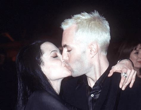 The actress fires the brother she once kissed on the mouth! Throwback to when Angelina Jolie lip kissed her brother ...