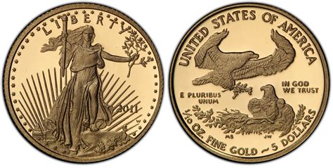 Maybe you would like to learn more about one of these? 2011-W $5 Gold Eagle, DCAM (Proof) Gold Eagles - PCGS CoinFacts
