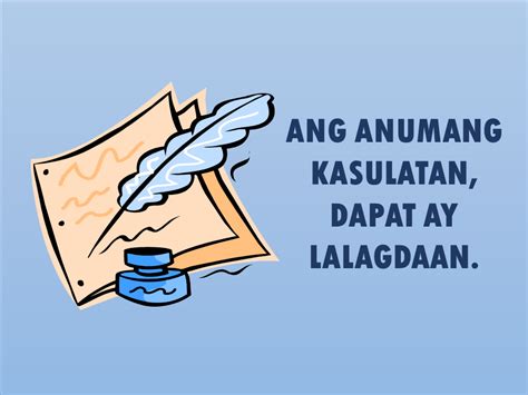Isulat sa patlang bago ang bilang, ang titik na kumakatawan sa wastong sagot. Halimbawa ng Salawikain - Series 1 ~ My Philippines