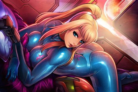 See more ideas about anime, anime girl, anime art girl. anime girl hot body metroid PDM118 custom print wall art ...