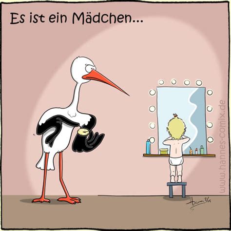Mit elf jahren ist es schon ziemlich spät, sie aufzuklären, meint michael niggel. die lieben Kleinen: "es ist ein Mädchen" - Hannes comix..!
