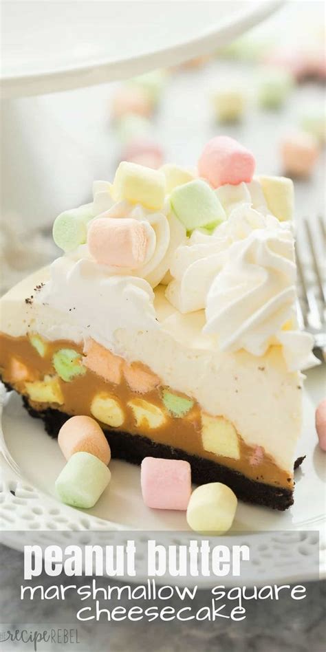 Matt armendariz ©2014, television food network, g.p. This No Bake Peanut Butter Marshmallow Square Cheesecake ...