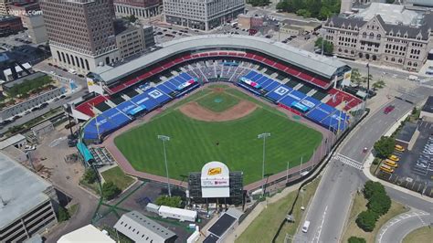 Filed under:baseball, blue jays, canada, getaway guide, jay lloyd, mlb, phillies, poutine to begin with, the home of the blue jays is the only major league baseball stadium with a hotel smack on the. Toronto Blue Jays make their debut at Sahlen Field | kvue.com