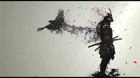 Samurai illustrations, concept paintings & character designs. Raven & Samurai (Обои для Wallpaper Engine) - YouTube