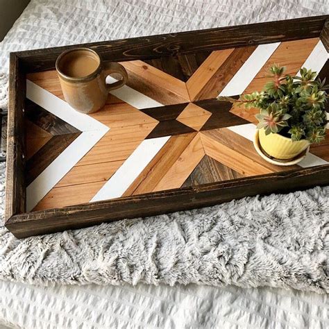 Yes, geometric walls make a big statement. Wood wall art - Geometric wood Pattern Wall Art | Serving ...