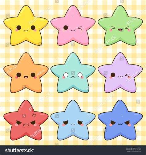 We did not find results for: Kawaii Stars Colorful Cute Design Different Stock Vector ...