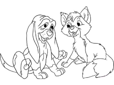 News, email and search are just the beginning. Fox And The Hound 2 Coloring Pages | Fox coloring page ...
