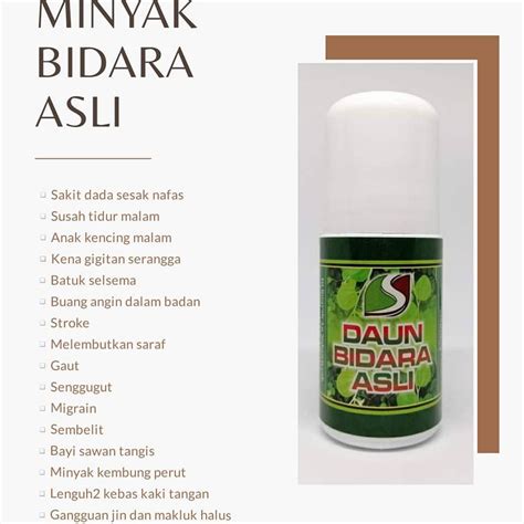 Melansir klikdokter, daun widara kaya akan polifenol, siklopeptida alkaloid, saponin dammarane, vitamin, mineral, asam amino, serta asam lemak. Borong! Minyak Daun Bidara Asli Roll On | Shopee Malaysia