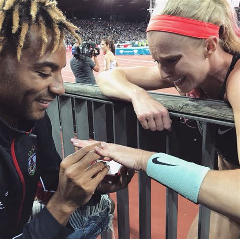 After winning a silver medal in rio in 2016, she was. Olympian Proposes To Olympian At Track Meet - Bernews