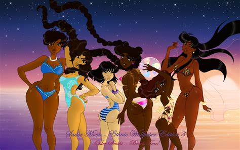 Maybe you would like to learn more about one of these? Sailor Moon - Ethnic Wallpaper 3 Beach -Time! by ...