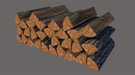 Fire flame, free firewood pull material, free logo design template, light png. Firewood 3D Model in Decoration 3DExport