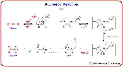 The reaction can be understood by following mechanism. Kucherov Reaction / Jon Cooper S Reaction To Nikita ...