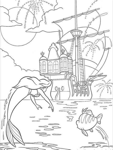 All of it in this site is free, so you can print them as many as you like. Printable Little Mermaid Coloring Pages - Free Coloring ...