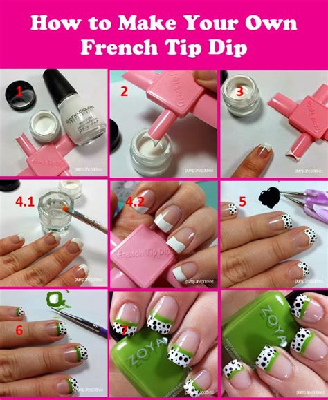 Unless you have zero patience when it's time to remove your dip nail polish. How to Make Your Own French Tip Dip | French manicure nail designs, French manicure nails, Fancy ...