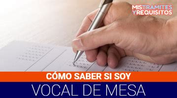 ¿cómo saber si soy vocal de mesa?: Cómo saber donde se obtuvo el último permiso de ...