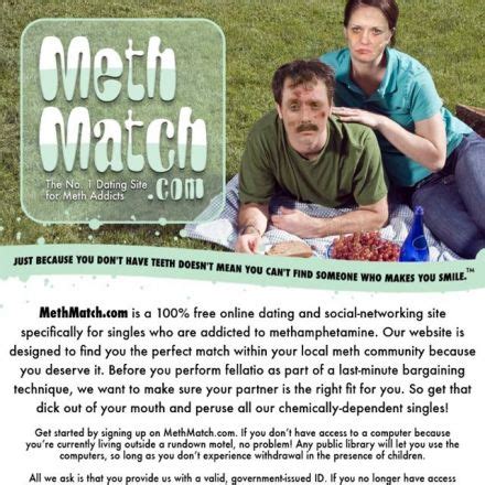 Instead, you can send them cheeky 'winks' to show you're interested. Meth Match, The #1 Dating Site for Meth Heads - Snapzu.com