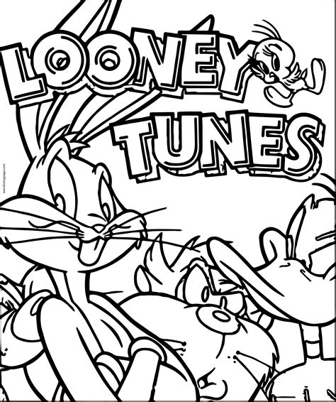 The background of this screen can be a single colour, multiple colours, or some other. Perfect Looney Tunes Coloring Page | Wecoloringpage.com