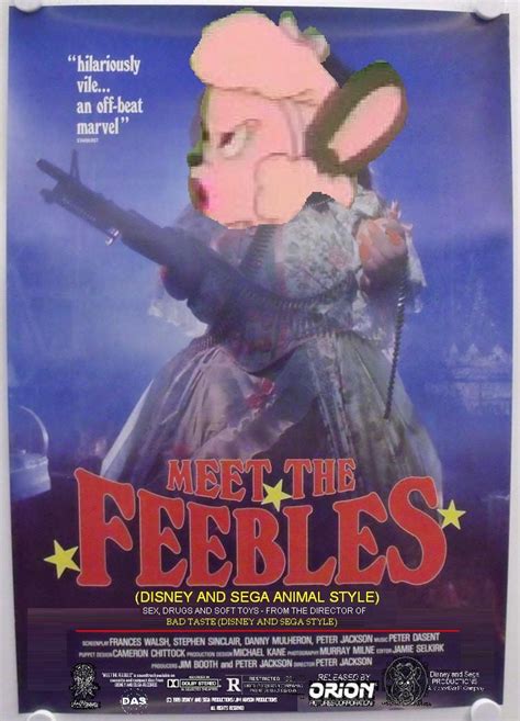 Dark and vulgar, meet the feebles is a backstage comedy featuring puppets that offers proof of peter jackson's taste for sheer outrageousness, even if it often lapses into pure juvenilia. Category:Meet the Feebles Movies | The Parody Wiki ...