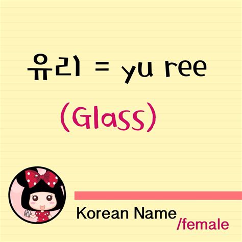 Korean name and its meaning | Korean words learning, Learn korean, Korean words