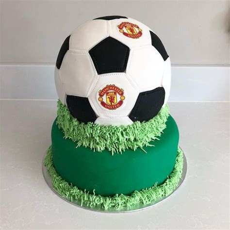 The message might seem strange but is as the client requested. So this was a first for me.... A Football Cake ⚽️ But I ...