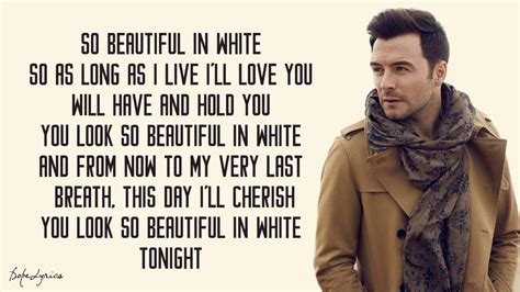 It peaked at number 5 in the uk albums chart and reached number 23 on the us albums chart. Beautiful In White - Shane Filan (Lyrics) 🎵 Chords - Chordify