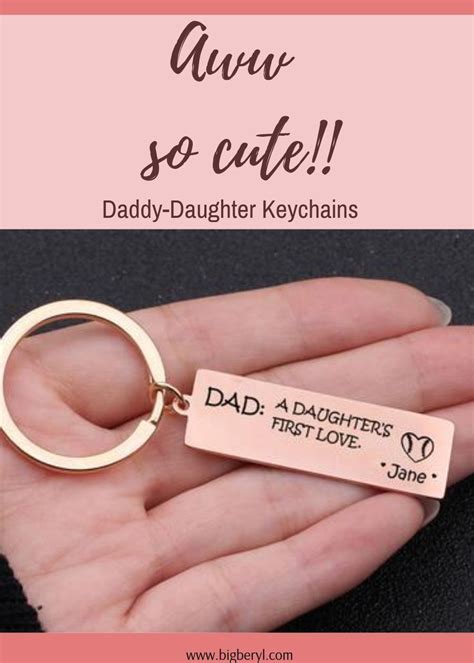 I have handpicked 15 best gifts you can get for your dad from a men's perspective and hopefully. DAUGHTER'S FIRST LOVE Engraved Key Chain for Dad | Diy ...