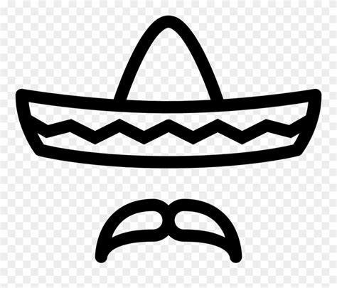 Available in white or blue, please specify which you would like on ordering. Download The Shape Is Like A Sombrero - Sombrero Clip Art ...