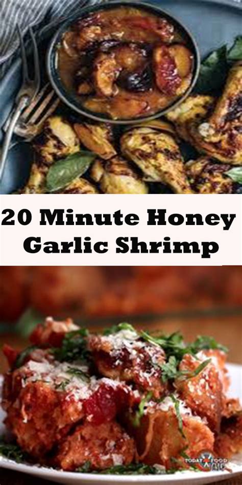 We have a 20 minute dinner on our hands tonight. 20 Minute Honey Garlic Shrimp - Delicious Foods Around The ...