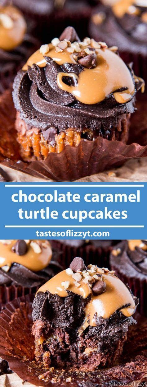 Let stand in freezer for several hours. Chocolate Caramel Turtle Cupcakes have creamy caramel ...