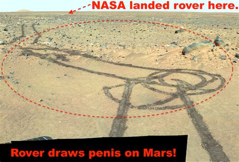 How to watch the nasa perseverance rover landing live. UFO SIGHTINGS DAILY: NASA Rover Draws Giant Penis In Mars ...