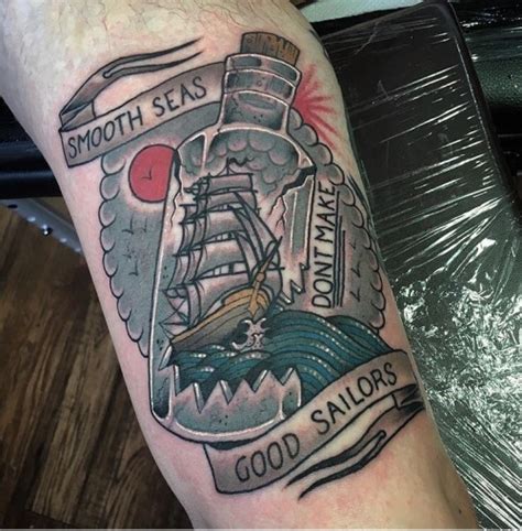 Austin rivers breaks down his tattoos. ship in a bottle tattoo | Tumblr