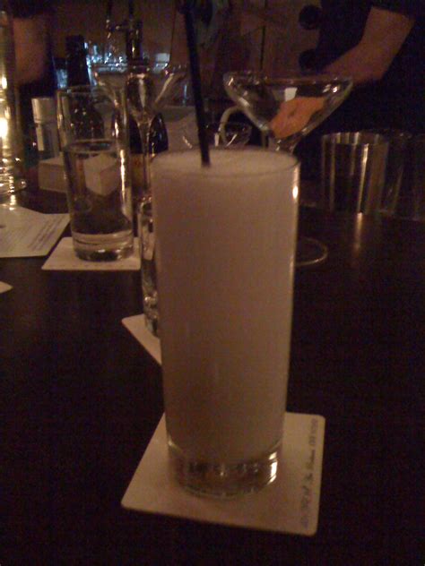 There are cocktails, such as the ramos gin fizz, which include egg white in order to create a foamy head. Ramos Gin Fizz - Drink Spirits