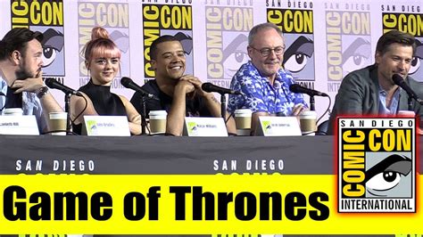 The show has been coming to. GAME OF THRONES | Comic Con 2019 Full Panel (Maisie ...