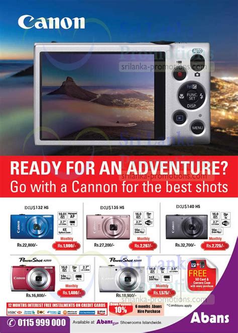 You'll get a range of great benefits and regular offers with this vox cinemas offer. Abans 22 Mar 2014 » Canon Digital Camera Offers @ Abans 22 Mar 2014 | Sri Lanka Promotions