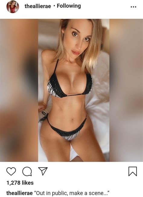 How can i see when someone started following someone on instagram. Hockey Loving Instagram Model Allie Rae Isnt Getting Close ...