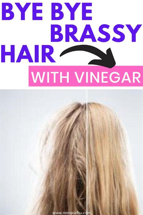 There are some ways to keep your silver hair looking shiny, luxurious, and conditioned. How To Get Rid Of Brassy Hair With Vinegar in 2020 ...