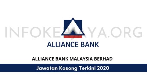 Consumer banking, business banking, financial markets, stockbroking and corporate advisory, and others. Jawatan Kosong Alliance Bank Malaysia Berhad • Jawatan ...