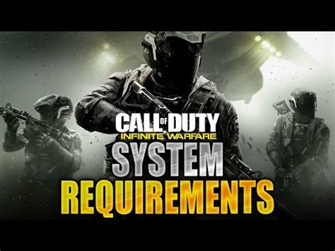 The game features new map, realistic graphics and updated war zone for all these the new upgraded pc or console needed. NEW "INFINITE WARFARE SYSTEM REQUIREMENTS"! - OFFICIAL COD ...