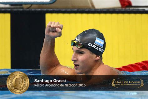 He finished the race in a new argentine record of 52.09, just behind the usa's giles smith who posted a new pan american record of 52.04. Récords Absolutos 2016 - Hall de Honor de la Natación ...