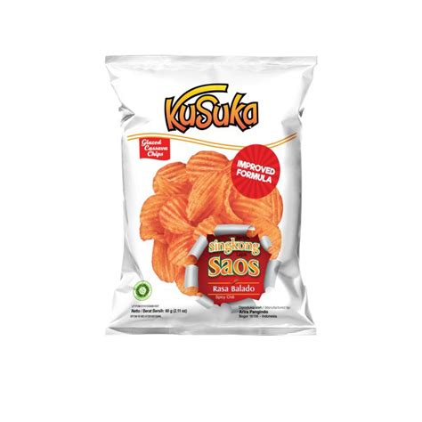 Jual beli online aman dan nyaman hanya di tokopedia. Kusuka Keripik Singkong Saos Balado 60 gr | Shopee Indonesia