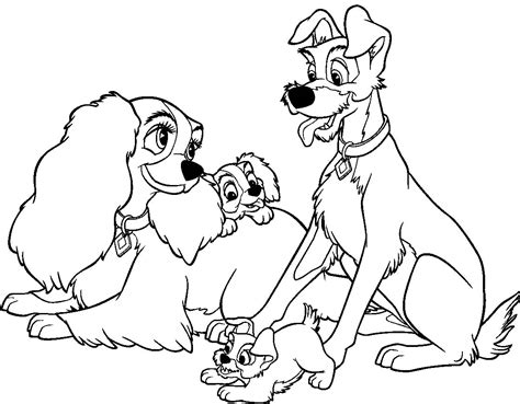 These pups are ready to be colored in with marvelous colors. Disney Coloring Pages To Print: Lady And The Tramp ...