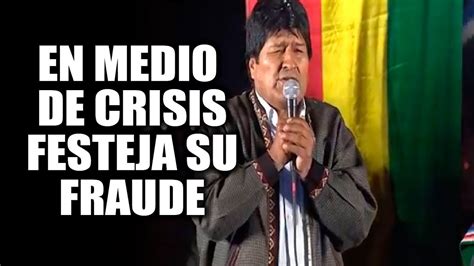 Jun 20, 2021 · en entrevista con chv noticias, la alcaldesa de la pintana sostuvo que cada vez que informamos que pasamos a fase 1 o fase 2 la gente se ríe y se burla, porque no siente ninguna diferencia. ¡SE BURLA DE BOLIVIA! Evo Morales festeja su fraude ...