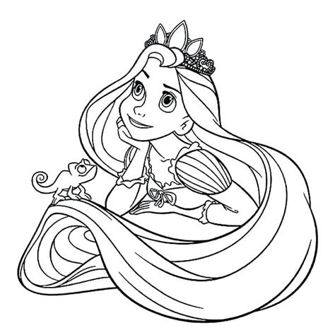 They live in a very tall tower. Rapunzel Tangled Coloring Pages at GetColorings.com | Free ...