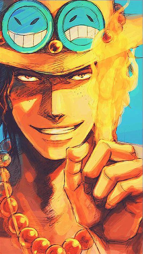 Want to discover art related to one_piece_ace? Ace wallpaper 5 | Mangá one piece, Desenhos