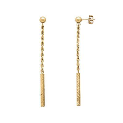 Check spelling or type a new query. Infinite Gold™ 14K Yellow Gold Dangle Earrings - JCPenney | Gold earrings dangle, Nickel free ...